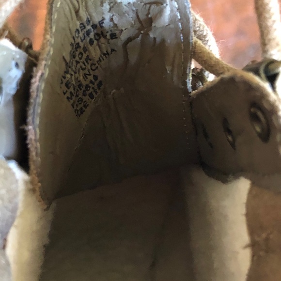 Nine West OSOVOSS tan heeled boot ankle bootie - Picture 10 of 13